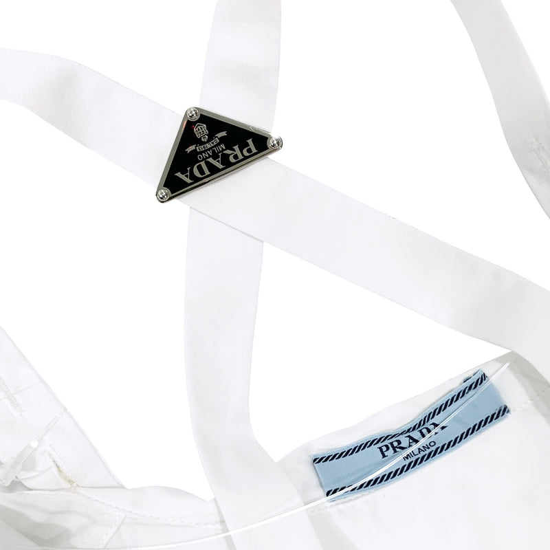 Prada Off Shoulder Shirt Dress | Designer code: P3J21S2311XV2 | Luxury Fashion Eshop | Mia-Maia.com