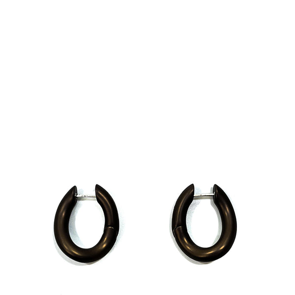 Balenciaga Loop Xs Earrings | Designer code: 594158TZ99V | Luxury Fashion Eshop | Miamaia.com