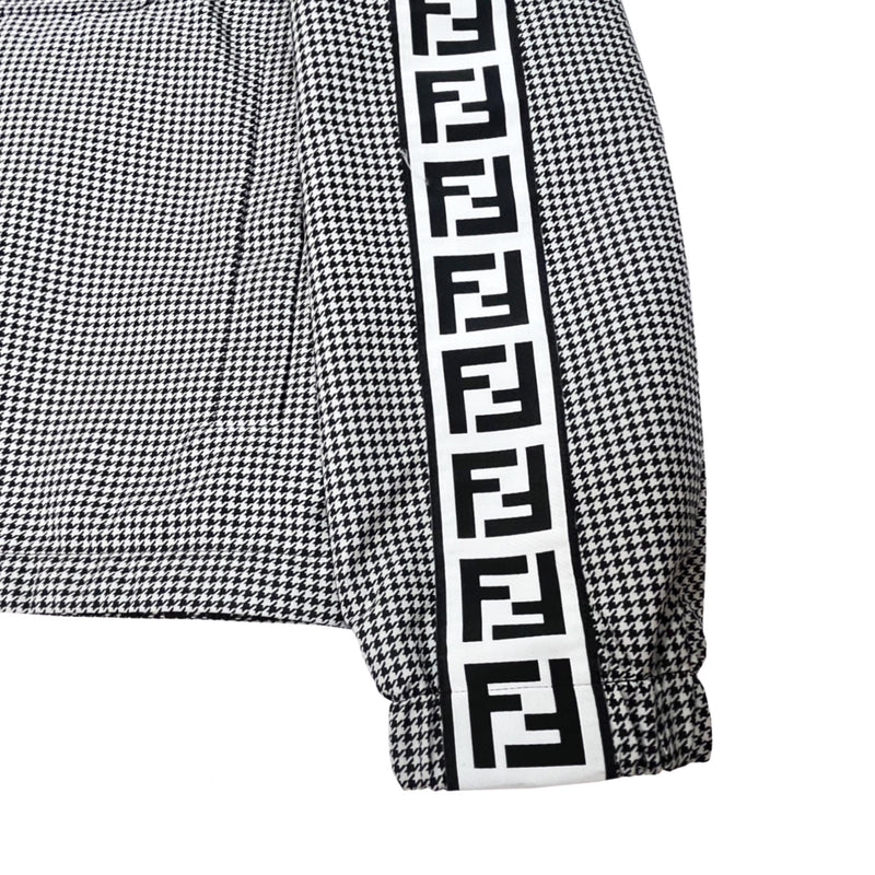 Fendi Logo And Check Print Jacket | Designer code: FAA865AL43 | Luxury Fashion Eshop | Miamaia.com