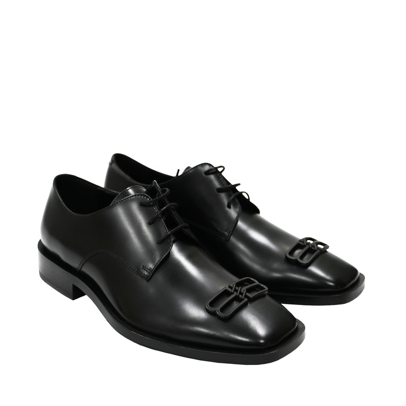 Balenciaga BB Icon Derby Shoes | Designer code: 712642WA8E3 | Luxury Fashion Eshop | Mia-Maia.com