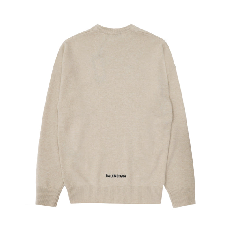 Balenciaga Logo Embroidered Sweater | Designer code: 721463T4124 | Luxury Fashion Eshop | Miamaia.com