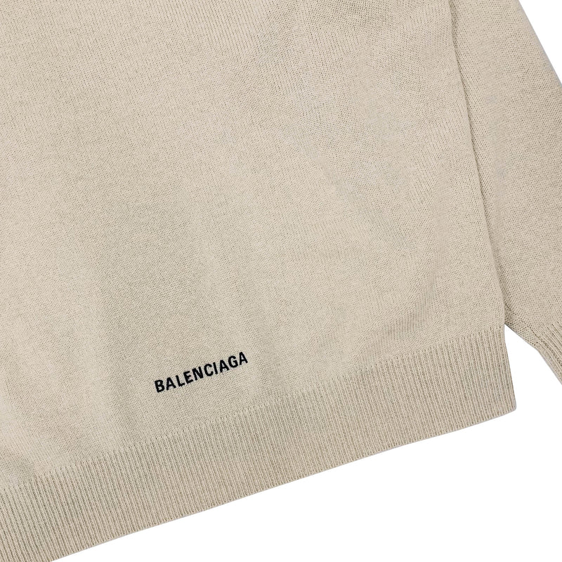 Balenciaga Logo Embroidered Sweater | Designer code: 721463T4124 | Luxury Fashion Eshop | Miamaia.com