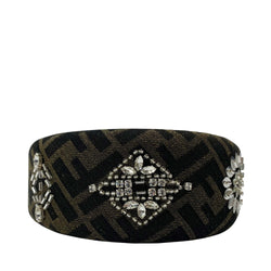 Fendi FF Jacquard Headband | Designer code: FXQ935ANB8 | Luxury Fashion Eshop | Mia-Maia.com