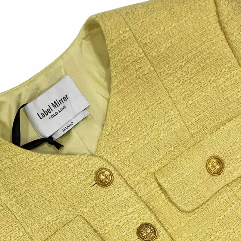 Label Mirror Tweed Jacket | Designer code: LM2022FW048 | Luxury Fashion Eshop | Mia-Maia.com