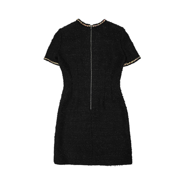 Marissa Chiara Black Tweed Dress