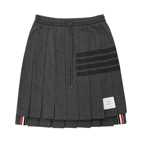 Thom Browne Pleated Mini Skirt | Designer code: FJK083AJ0051 | Luxury Fashion Eshop | Mia-Maia.com