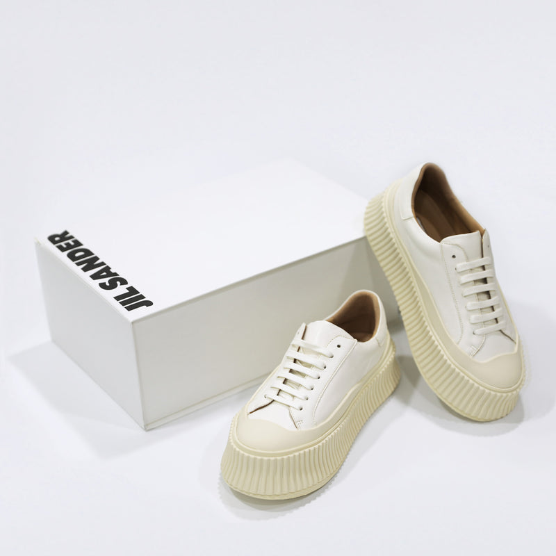 Jil Sander Flatform Sneakers | Designer code: J15WS0002P5057 | Luxury Fashion Eshop | Mia-Maia.com