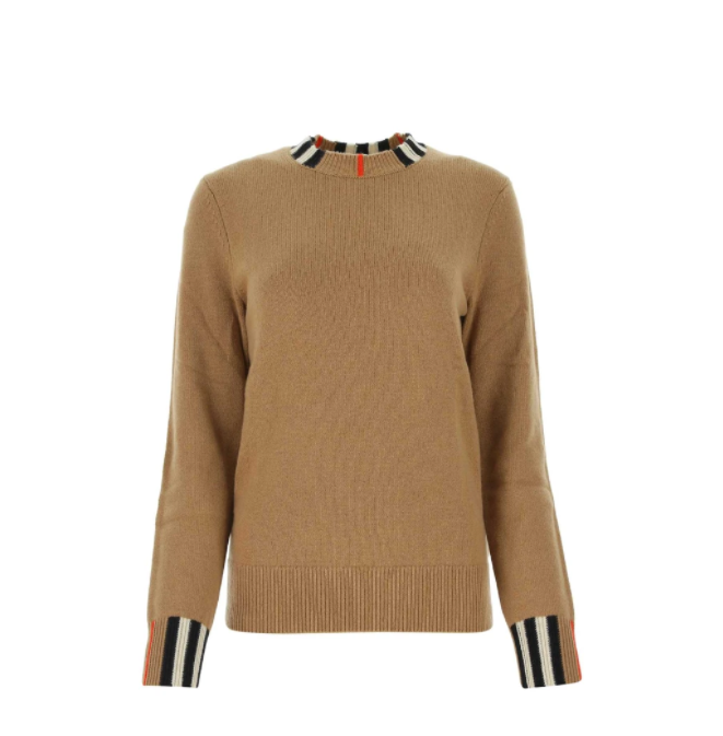 Burberry Check Collar Sweater | Designer code: 8020391 | Luxury Fashion Eshop | Miamaia.com