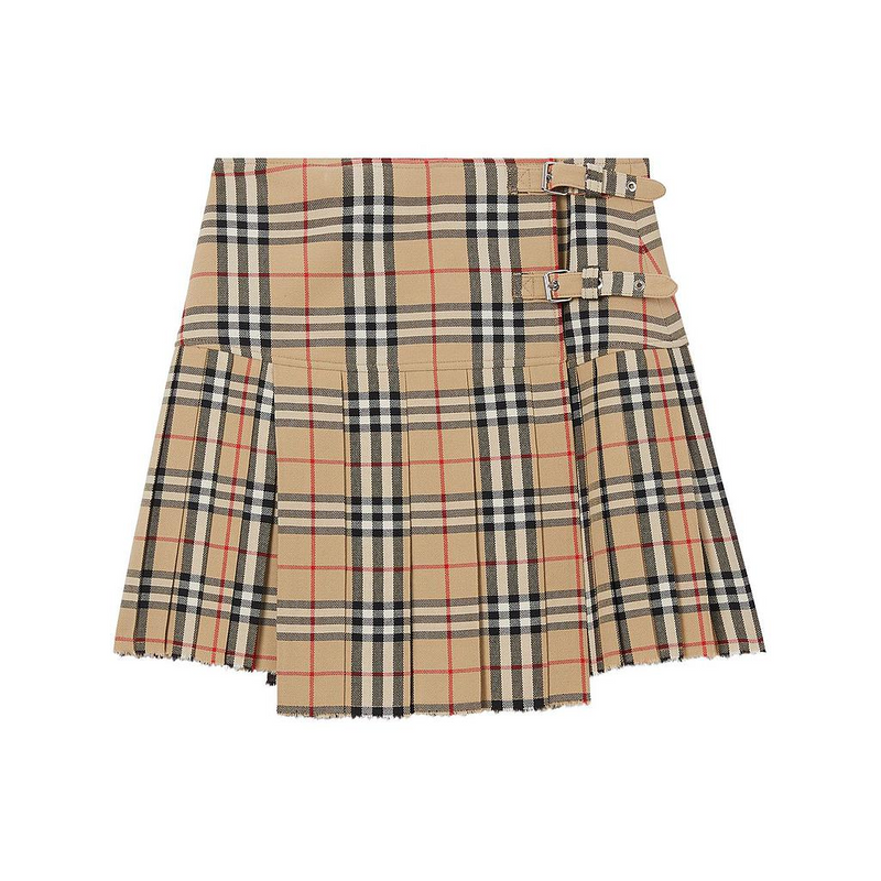 Burberry diamond quilted mini skirt - Burberry houndstooth check wool double  - IetpShops Seychelles - breasted coat Burberry