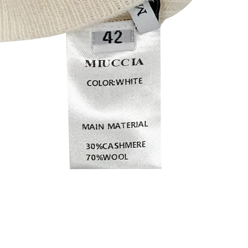 Miuccia Lace Collar Cardigan | Designer code: MC2022AW0028 | Luxury Fashion Eshop | Mia-Maia.com