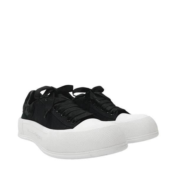 Alexander McQueen Canvas Skate Sneakers | Designer code: 707680W4MV7 | Luxury Fashion Eshop | Miamaia.com