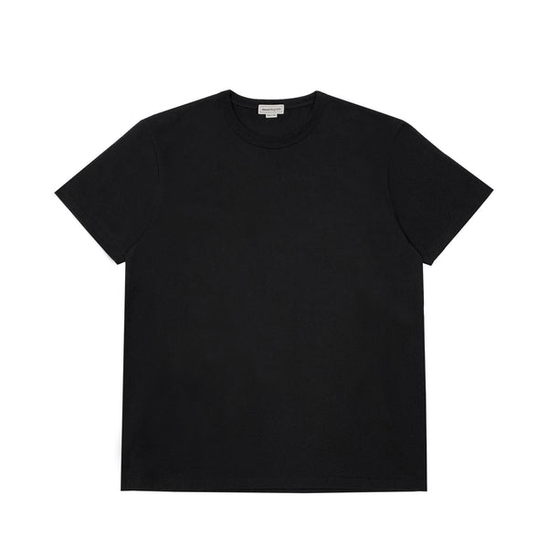 Alexander McQueen Graffiti Logo Print T-shirt | Designer code: 666626QUZ7B | Luxury Fashion Eshop | Miamaia.com