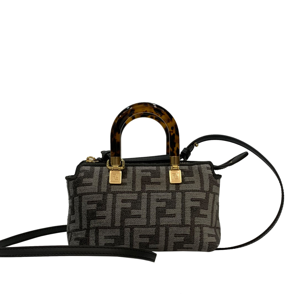 Fendi Pre-owned Mini Zucca FF Plaque Handbag