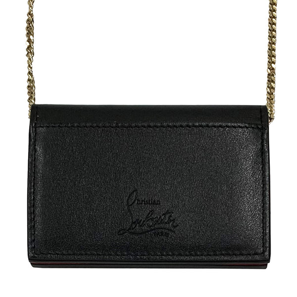 Christian Louboutin Elisa Chain Cardholder | Designer code: 1215122 | Luxury Fashion Eshop | Miamaia.com