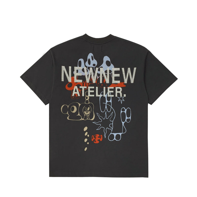 New New Atelier Abstract Pattern T-shirt | Designer code: NNA22SS017 | Luxury Fashion Eshop | Miamaia.com