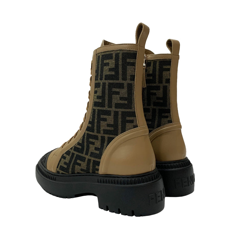 Fendi Leather Biker Boots | Designer code: 8T8353AJZF | Luxury Fashion Eshop | Miamaia.com