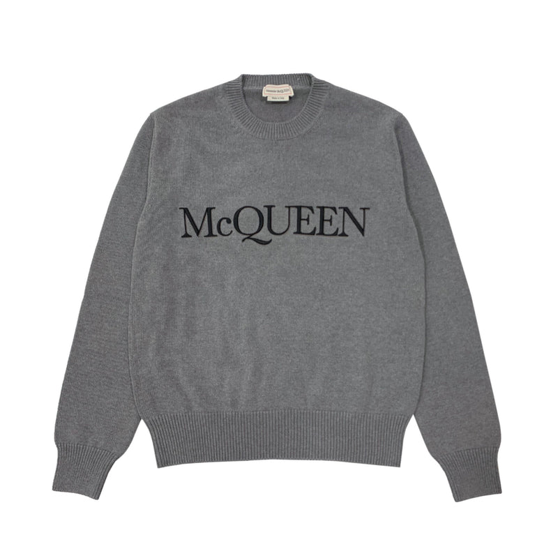 Alexander McQueen Logo Embroidered Sweater | Designer code: 651184Q1XAY | Luxury Fashion Eshop | Miamaia.com