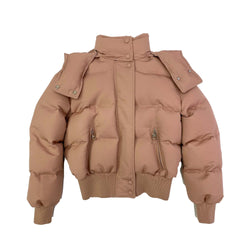 Alexander McQueen Zip Pockets Hooded Puffer Jacket | Designer code: 672752QZAD1 | Luxury Fashion Eshop | Miamaia.com