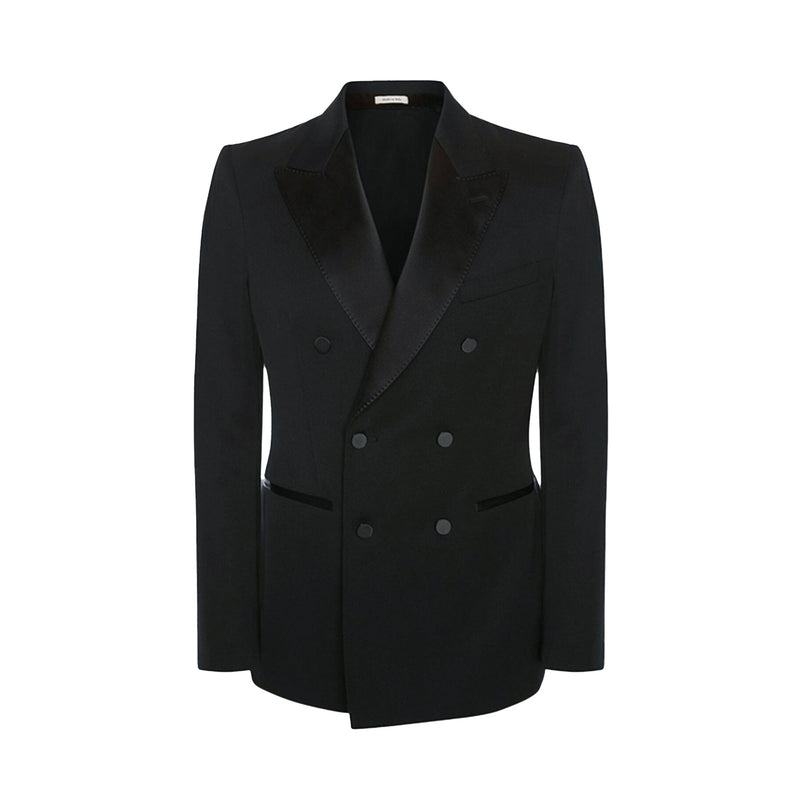Alexander McQueen Double Breasted Blazer | Designer code: 659153QRV01 | Luxury Fashion Eshop | Miamaia.com