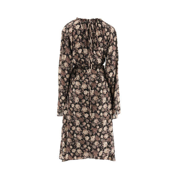 Balenciaga Flower Pattern Dress | Designer code: 659084TLL82 | Luxury Fashion Eshop | Miamaia.com