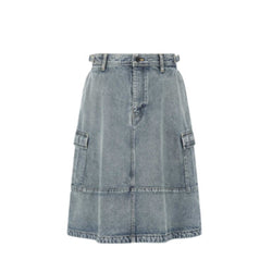 Balenciaga Cargo Denim Skirt | Designer code: 681717TJW60 | Luxury Fashion Eshop | Miamaia.com
