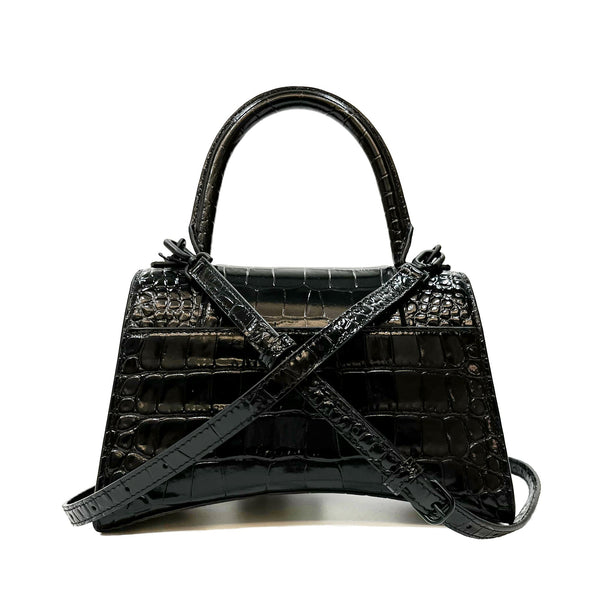 Balenciaga S Hourglass Top Handle Tote | Designer code: 5935461LR67 | Luxury Fashion Eshop | Miamaia.com