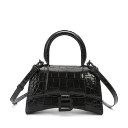 Balenciaga Hourglass Xs Top Handle Bag | Designer code: 5928331LR67 | Luxury Fashion Eshop | Miamaia.com