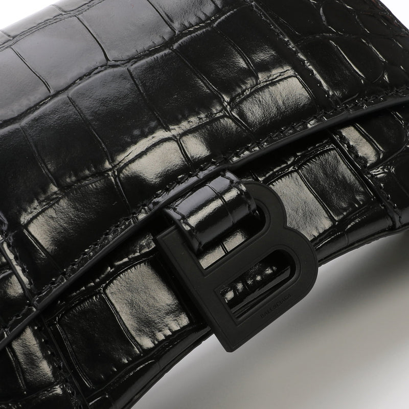 Balenciaga Hourglass Xs Top Handle Bag | Designer code: 5928331LR67 | Luxury Fashion Eshop | Miamaia.com