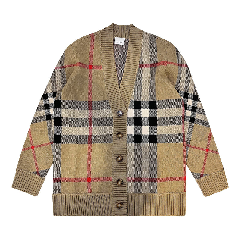 Burberry Vintage Check V Neck Cardigan | Designer code: 8039153 | Luxury Fashion Eshop | Miamaia.com