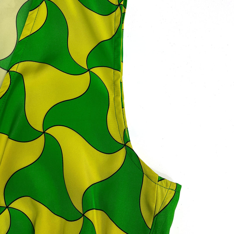 Bottega Veneta Parakeet Kiwi Dress | Designer code: 691535V1N20 | Luxury Fashion Eshop | Miamaia.com
