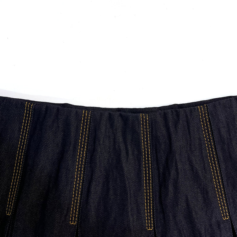 Bottega Veneta Denim Mini Skirt | Designer code: 700946V1VA0 | Luxury Fashion Eshop | Miamaia.com