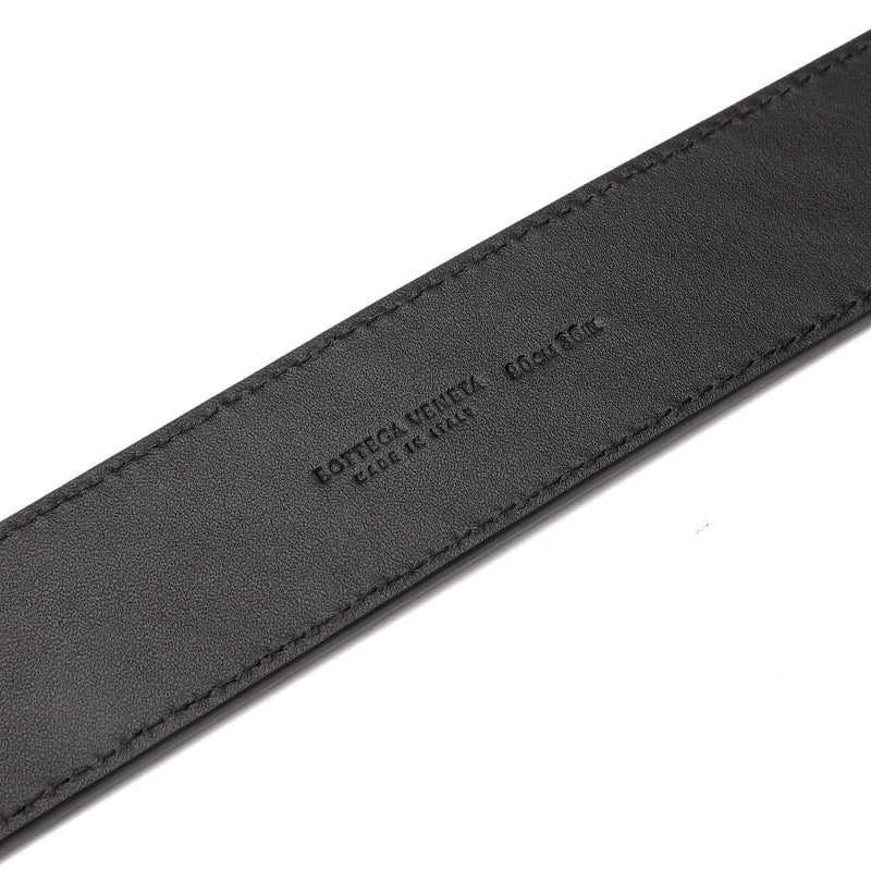 Bottega Veneta Signature Intrecciato Leather Belt | Designer code: 271932V4650 | Luxury Fashion Eshop | Miamaia.com