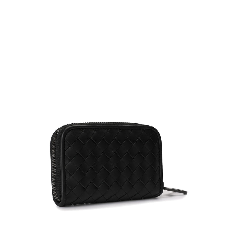 US$ 125.00 - Bottega Veneta intrecciato trifold flip small wallet purse  multislots card holder coin pouch - m.bagscabinet.com