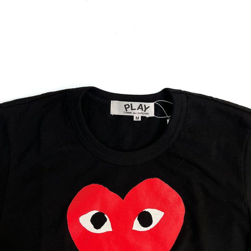 Comme Des Garcons Play Heart Print T-shirt | Designer code: P1T111 | Luxury Fashion Eshop | Miamaia.com