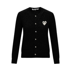 Comme Des Garcons Play Mini Heart Cardigan | Designer code: P1N061 | Luxury Fashion Eshop | Miamaia.com