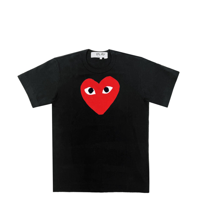 Comme Des Garcons Play Heart T-shirt | Designer code: P1T112 | Luxury Fashion Eshop | Miamaia.com