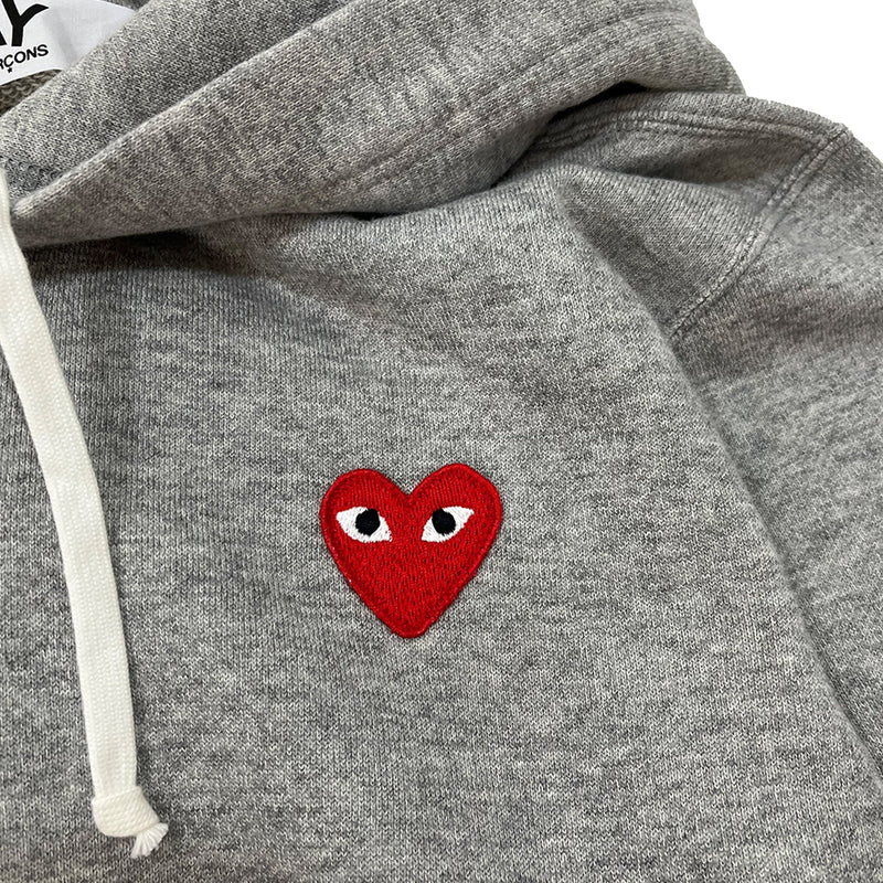 Comme Des Garcons Play Heart Logo Hoodie | Designer code: P1T170 | Luxury Fashion Eshop | Miamaia.com
