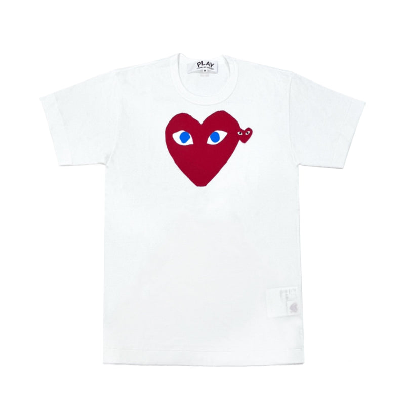 Comme Des Garcons Play Heart Logo T-shirt, Designer code: P1T086, Luxury  Fashion Eshop