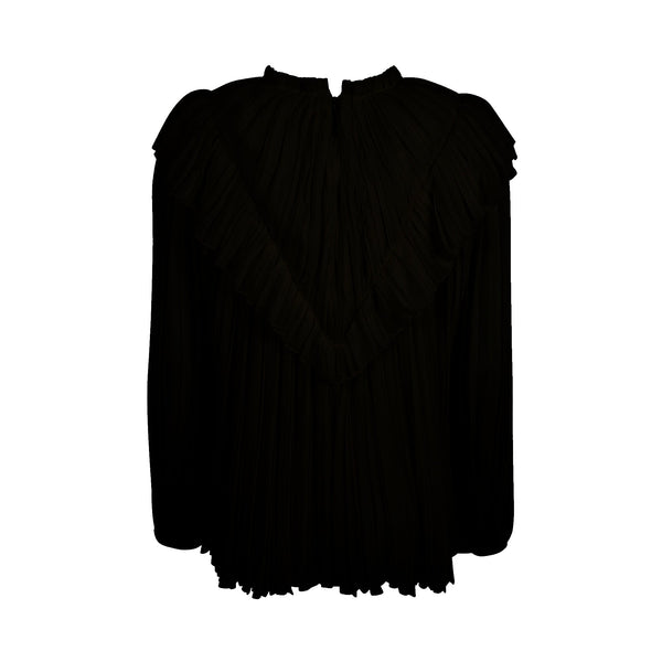 Chloe Pleated Shirt | Designer code: CHC21WHT05061 | Luxury Fashion Eshop | Miamaia.com