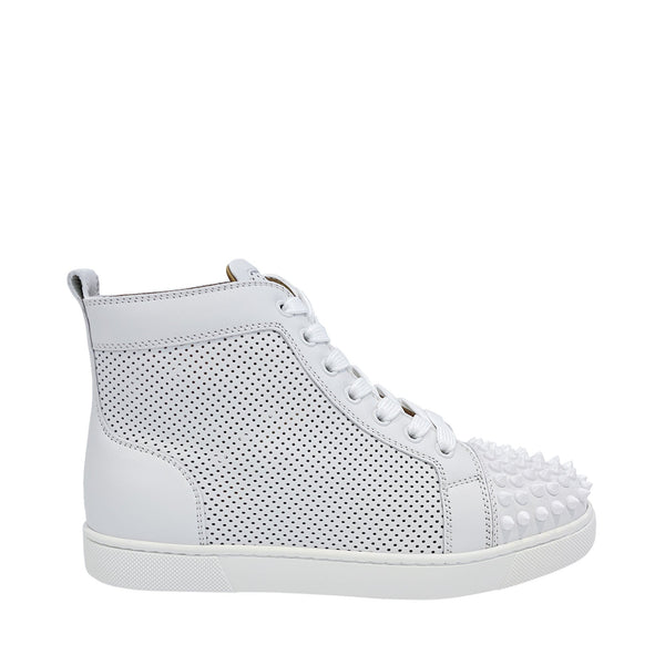 Christian Louboutin Lou Spikes Perforated Leather Sneakers | Designer code: 1210873 | Luxury Fashion Eshop | Miamaia.com