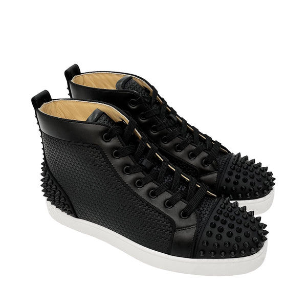 Christian Louboutin Lou Spikes 2 High Top Sneaker | Designer code: 1220217 | Luxury Fashion Eshop | Miamaia.com