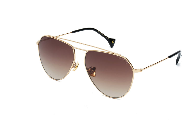 Donnieye Divine Black Aviator Sunglasses | Designer code: DYDIVINE | Luxury Fashion Eshop | Miamaia.com