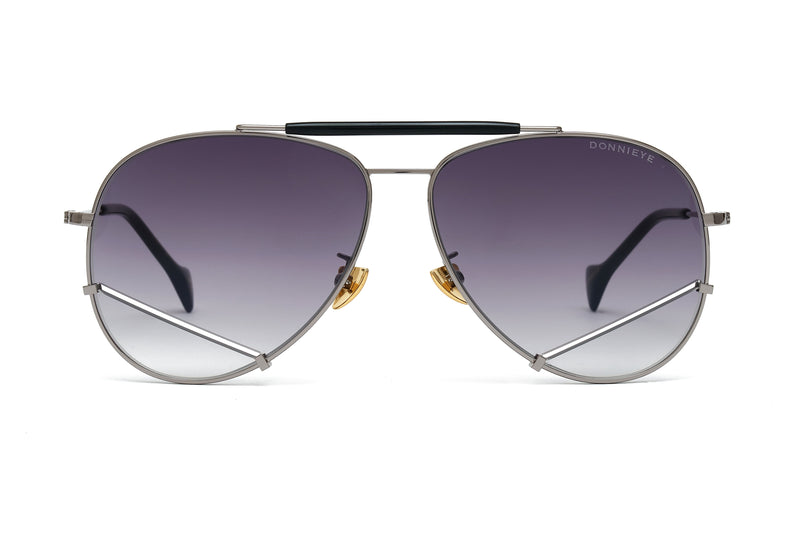 Donnieye Optimist Gold Aviator Sunglasses | Designer code: DYOPTIMIST | Luxury Fashion Eshop | Miamaia.com