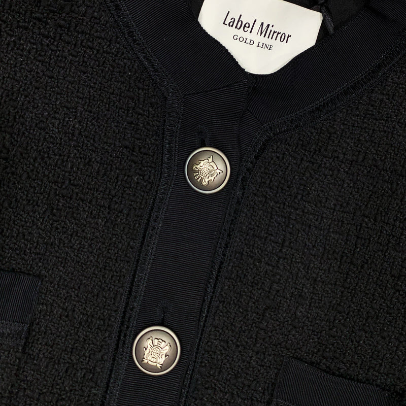 Label Mirror Tweed Jacket | Designer code: LM2022FW049 | Luxury Fashion Eshop | Miamaia.com