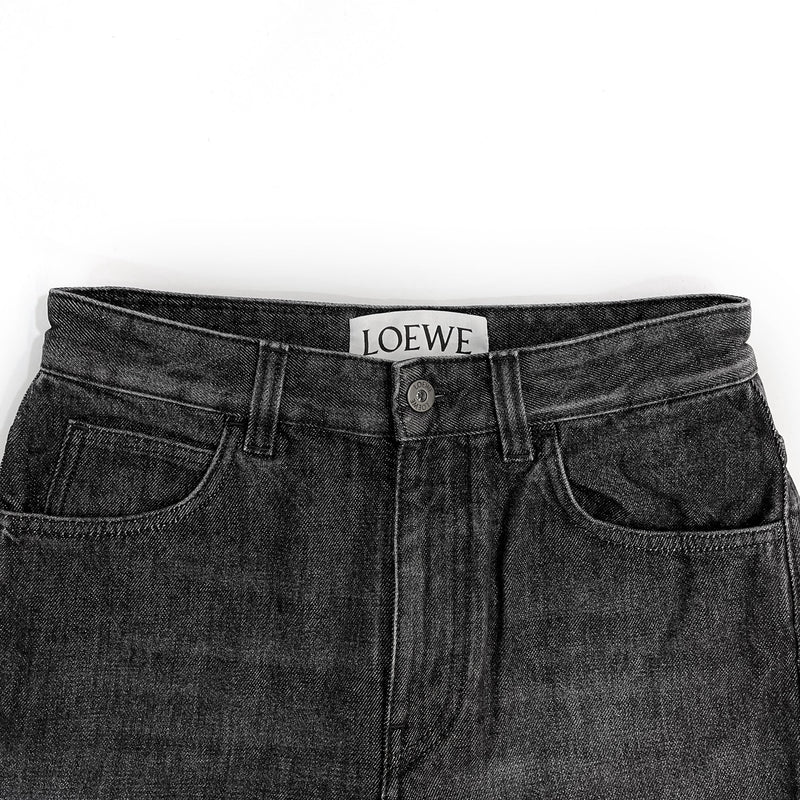 Loewe Curved Denim Jeans | Designer code: S540Y11X19 | Luxury Fashion Eshop | Miamaia.com