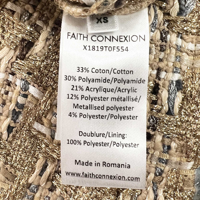 Faith Connexion Plaid Tweed Shirt | Designer code: X1819T0F554 | Luxury Fashion Eshop | Miamaia.com