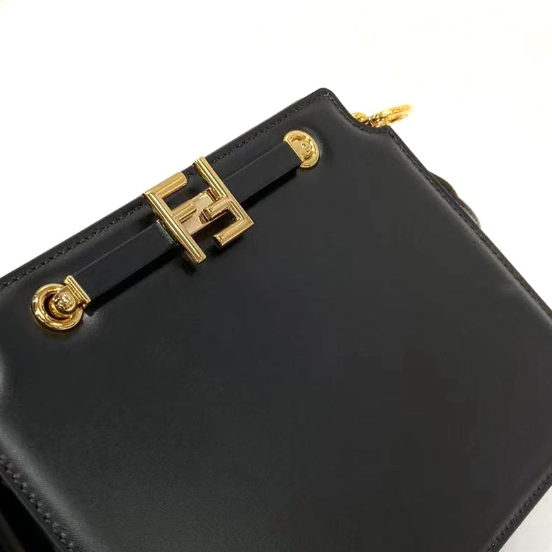 Fendi Touch Logo Plaque Shoulder Bag | Designer code: 8BT349AHK2 | Luxury Fashion Eshop | Miamaia.com