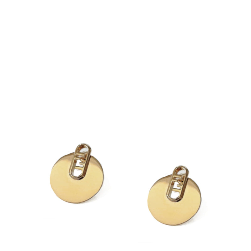 Fendi O'Lock Logo Earring | Designer code: 8AH530B08 | Luxury Fashion Eshop | Miamaia.com