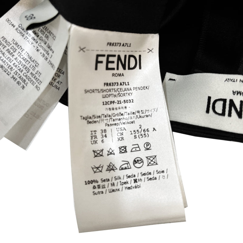 Fendi Tailored Silk Shorts | Designer code: FR6373A7L1 | Luxury Fashion Eshop | Miamaia.com