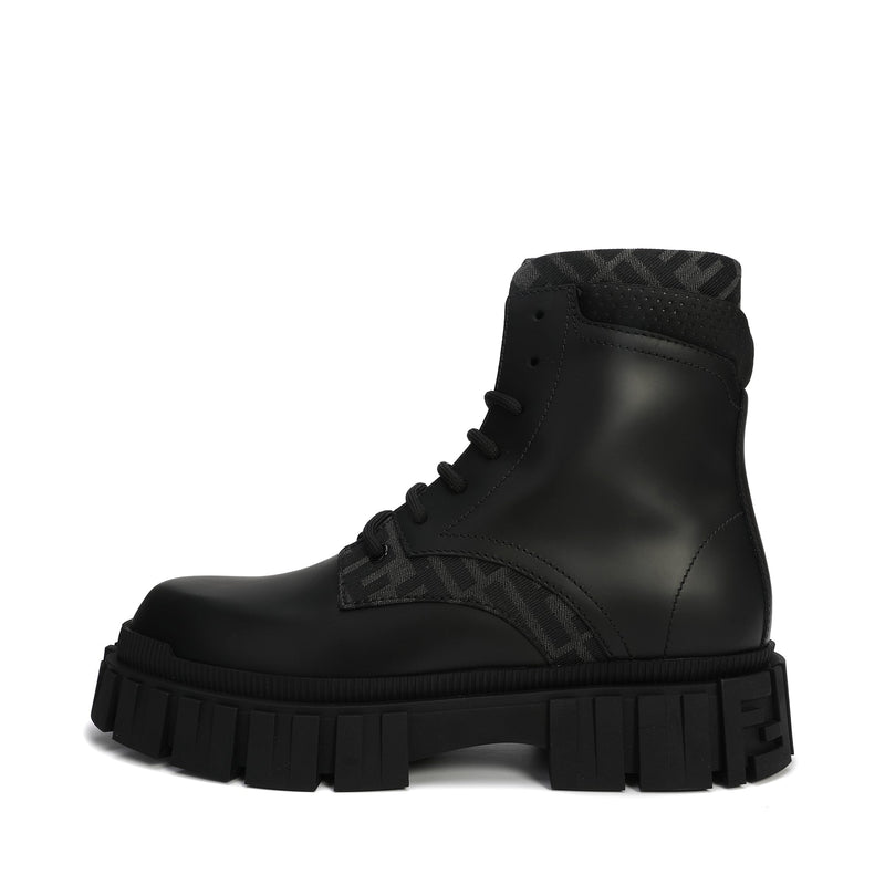 Fendi Monogram Lace Up Boots | Designer code: 7U1458ADMK | Luxury Fashion Eshop | Miamaia.com